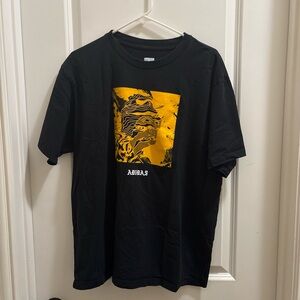 Adidas Shirt Josh Manoles Alias Mens XL Black Skateboarding Crewneck Crew Tee